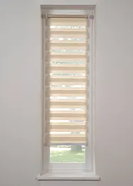 Store double sans chaînette effet lin, bonprix