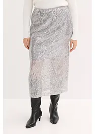 Jupe midi à sequins, bonprix