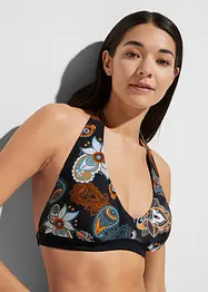 Neckholder-Bikinioberteil mit tiefem Ausschnitt, bonprix