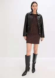 Jerseykleid mit Strass-Applikationen, bonprix