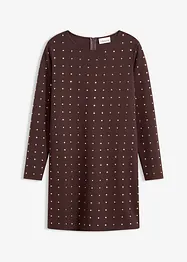 Jerseykleid mit Strass-Applikationen, bonprix