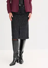 Jeansrock mit Strassapplikation, bonprix