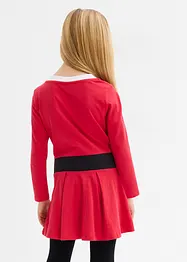 Weihnachtliches Jerseykleid aus reiner Baumwolle, bonprix