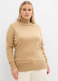 Pull col roulé basique, bonprix