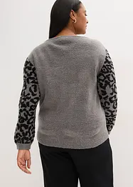 Pull à motif léopard, bonprix