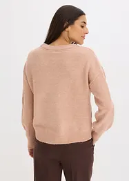 Boxy-Pullover mit Pailletten, bonprix