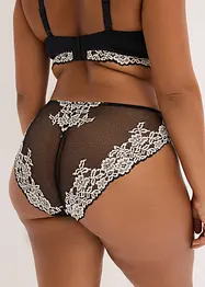 Lot de 2 slips à dentelle bicolore, bonprix