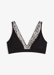 Soutien-gorge bralette orné de dentelle, sans armatures, bonprix