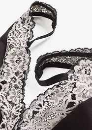 Soutien-gorge bralette orné de dentelle, sans armatures, bonprix