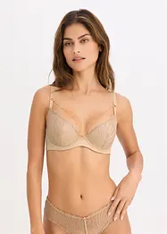 Soutien-gorge à coques et broderie, chaîne amovible, bonprix