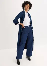 Wide Leg Hose aus Baumwollstretch, bonprix