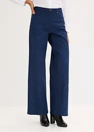 Wide Leg Hose aus Baumwollstretch, bonprix