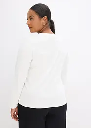 T-shirt manches longues à imprimé, bonprix