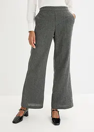 Pantalon bootcut, aspect tweed, bonprix