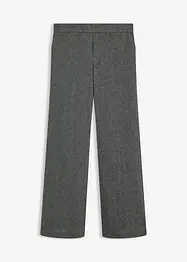 Pantalon bootcut, aspect tweed, bonprix