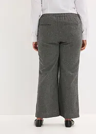 Pantalon bootcut, aspect tweed, bonprix