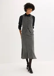 Gilet sans manches à motif Prince de Galles, bonprix