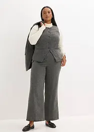 Gilet sans manches à motif Prince de Galles, bonprix