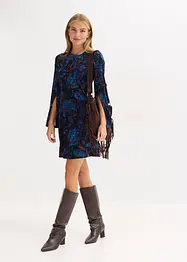 Minikleid aus fließendem Samt, bonprix