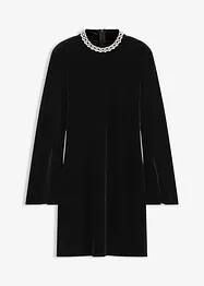 Minikleid aus fließendem Samt, bonprix