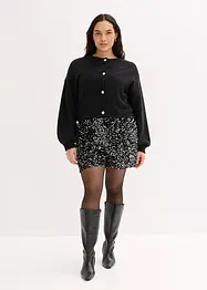 Strickjacke mit dekorativen Knöpfen, bonprix