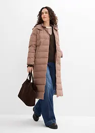 Doudoune longue et déperlante en duvet, bonprix