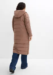 Doudoune longue et déperlante en duvet, bonprix