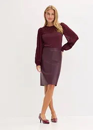 Jupe crayon en suédine, longueur genou, bonprix