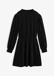 Glitzerkleid aus fester Interlock-Qualität, bonprix