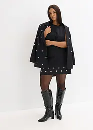 Mini-jupe en coton mélangé, bonprix