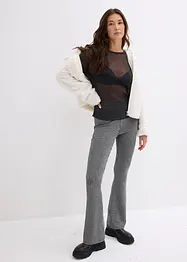 Langarmshirt aus transparentem Mesh, bonprix