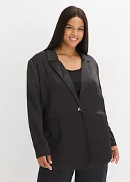 Blazer oversize en satin, bonprix