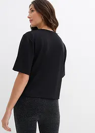 Oversize-Shirt mit Perlenbesatz, bonprix