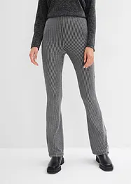 Ausgestellte Leggings mit Glitzergarn, bonprix