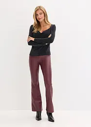 Top mit Wasserfallausschnitt, bonprix