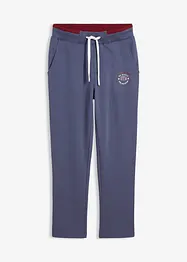 Jogginghose aus reiner Baumwolle mit sportiven Details, bonprix