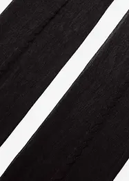 Collant 30den avec polyamide recyclé à taille élastiquée rehaussé d'une bande de cœur à l'arrière, bonprix