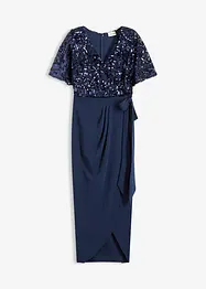 Robe longue brodée de sequins, bonprix