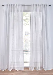 Vorhang mit Webstreifen (1er Pack), bonprix