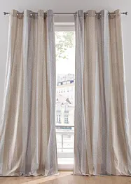 Rideau à rayures avec polyester recyclé (1 pce), bonprix