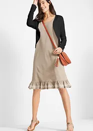 Gilet court en maille de viscose mélangée, bonprix