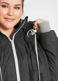 wasserabweisende Funktions-Longjacke in 2-in-1-Optik, gesteppt, bonprix