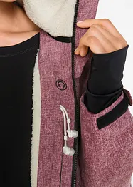 Veste outdoor fonctionnelle avec intérieur polaire peluche, imperméable, bonprix