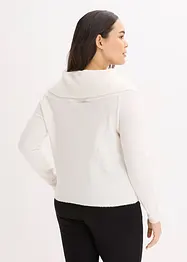 Pull oversize à encolure Bardot, bonprix