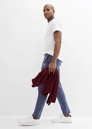 Jogginghose aus reiner Baumwolle mit sportiven Details, bonprix