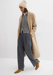 Gilet en maille avec boutons décoratifs, bonprix