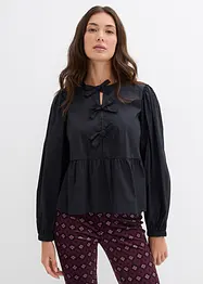 Bluse mit Schleifendetails, bonprix