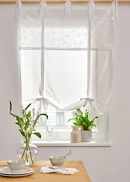 Store à nouettes avec broderie, bonprix