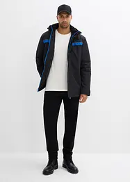 Parka imperméable en matière technique à capuche amovible, bonprix