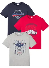 Lot de 3 T-shirts, bonprix